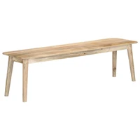 mango wood long bench 160 cm solid classic benches livingroom interior decoration modern home furniture nordic style