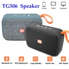 Оригинальный динамик TG506, компактный портативный саундбар, уличный сабвуфер Hi-Fi, Bluetooth-совместимый динамик, поддержка TF-карты, FM, Aux