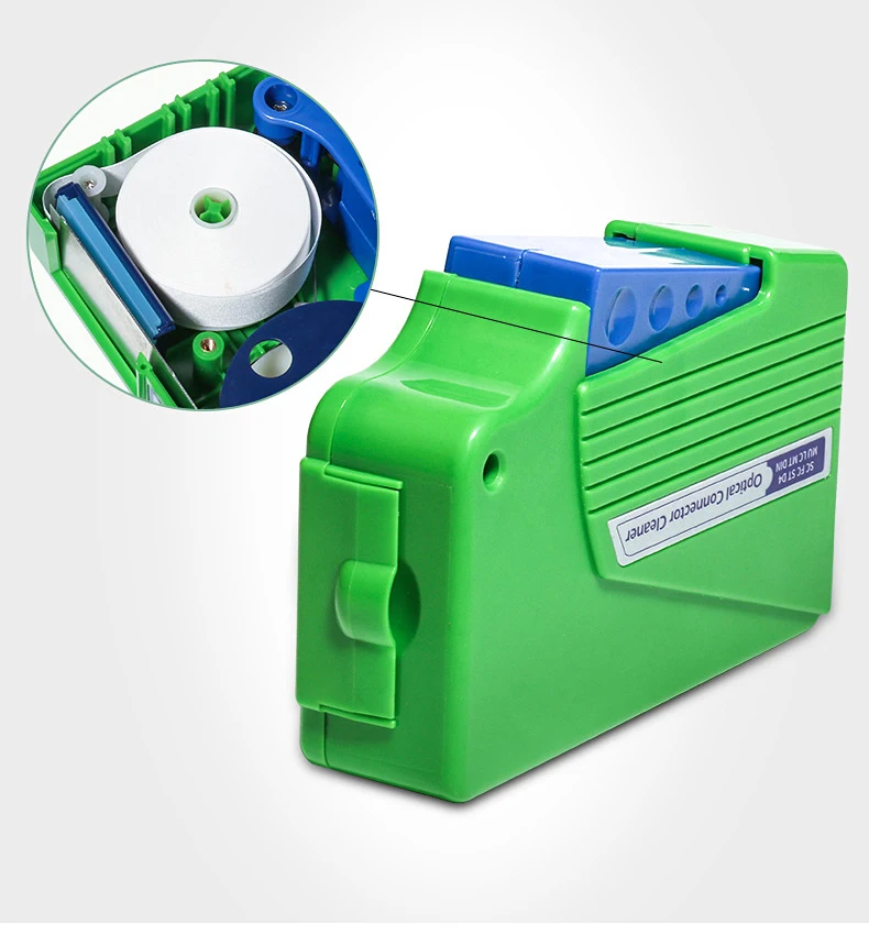 Free Shipping 500Times Optical Fiber Connector Cleaner KCC-55 Fiber Conector Cleaning Box
