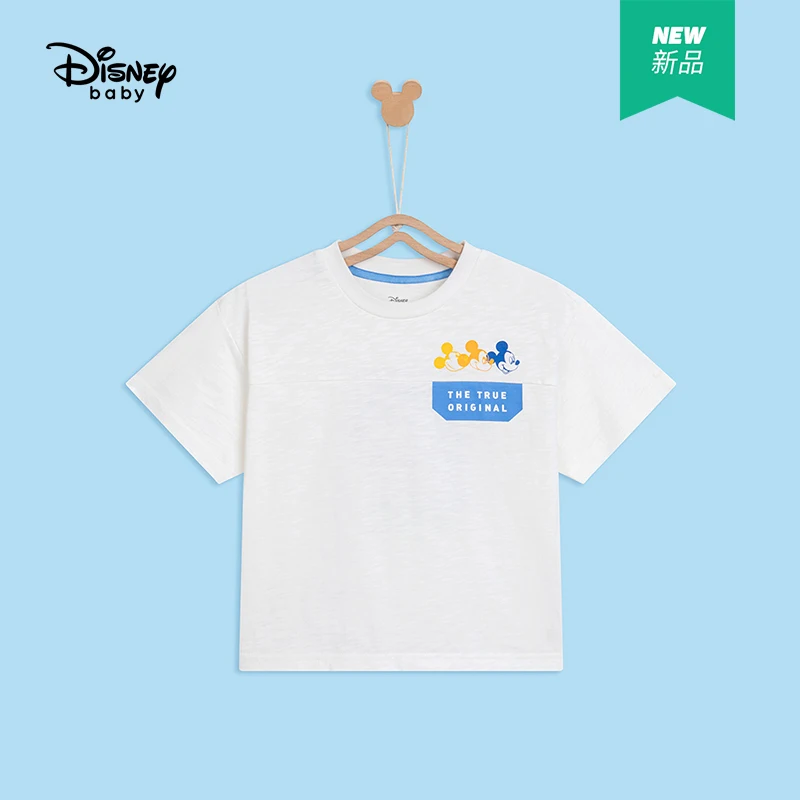 

Disney Boys' T-shirt 2021 Summer New Graffiti Cartoon Short-Sleeved Shirt Children's Loose Casual Children's Clothing
