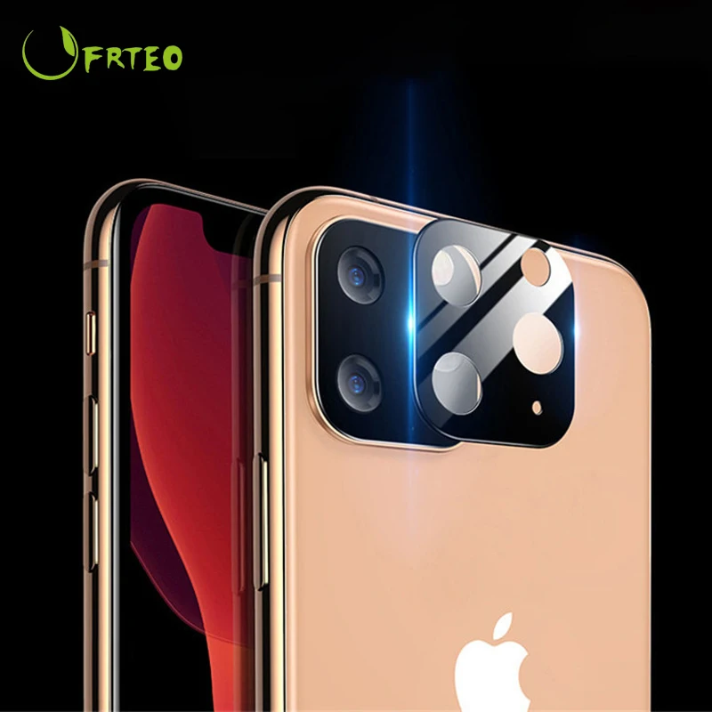 Для iPhone 11 11 Pro 11 Pro макс. закаленное стекло+ металлическая задняя линза нано Сорбция защитное кольцо для объектива камеры Защитная пленка для экрана