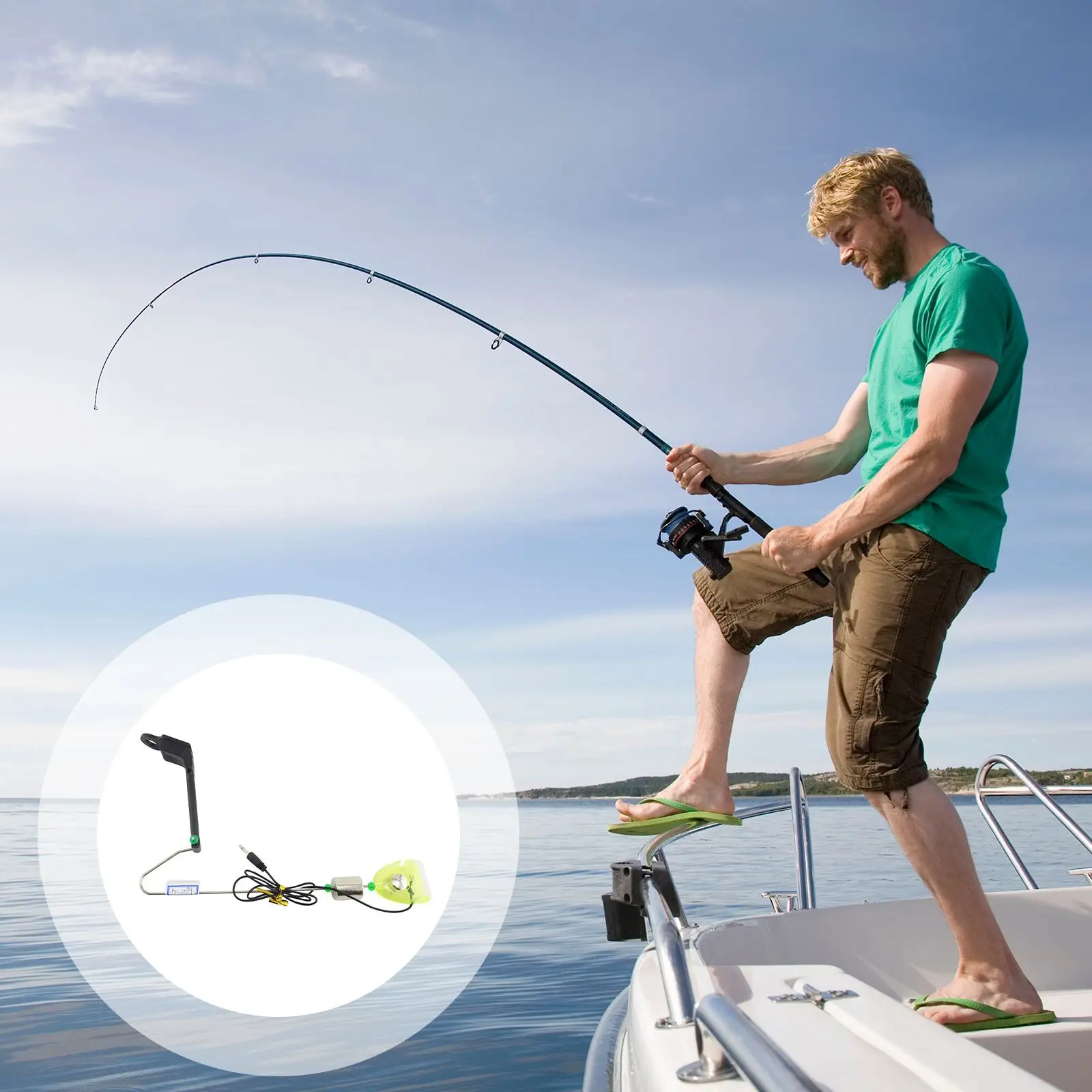 

Practical Lightweight Swing Signal Receiver High Quality Easy To Use Fishing Indicator Fish Accessories Tool For Outdoor Fishing