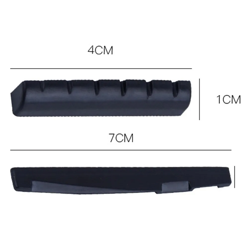 

Acoustic String Pillow Universal Guitar Upper Lower Bridge Saddle Black White For 6 String Acoustic Guitar Standard Intonation