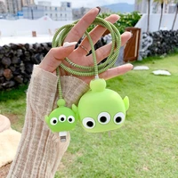 monster university big eye boy 2 piecesset of cable manager management wire protector for 1820w iphone charger data cable gift