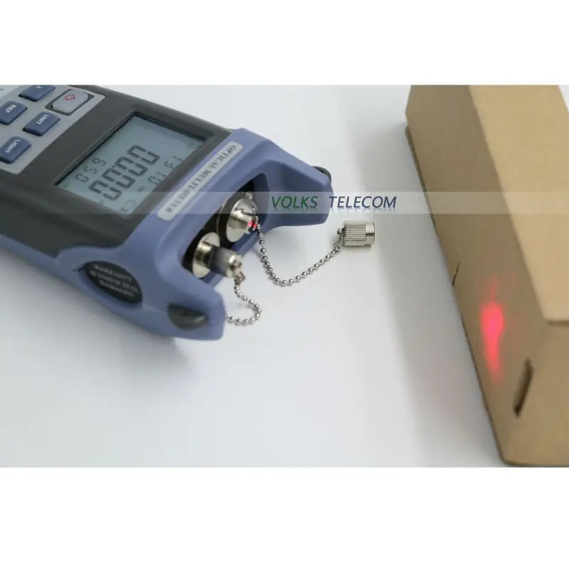 2 в 1 волоконно-оптический измеритель мощности с 10 км лазерным источником