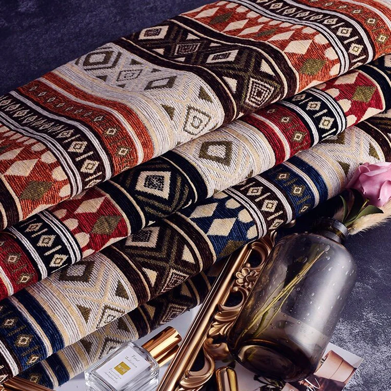 Новый высококачественный утолщенный жаккардовый богемный шениль винтажная