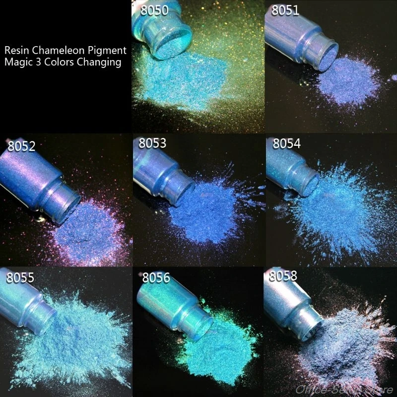 

Mirror Chameleons Pigment Pearlescent Epoxy Resin Glitter Magic Discolored Powder Resin Colorant Making Tools F05 21 Dropship