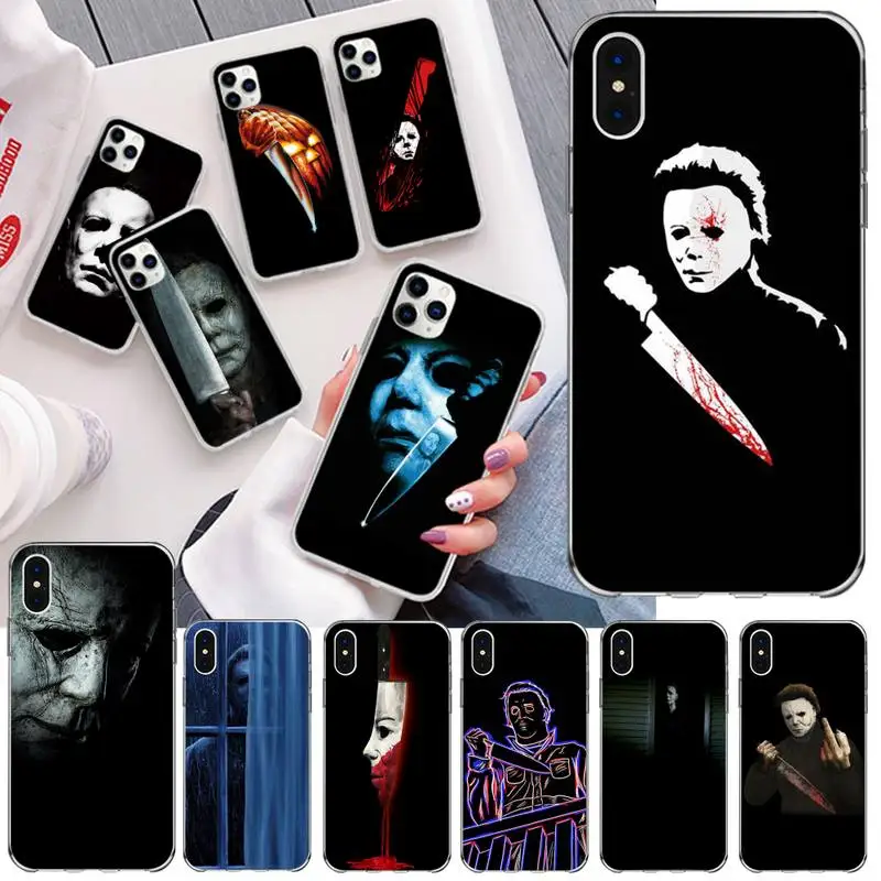 Чехол для телефона CUTEWANAN с изображением Хэллоуина из фильма ужасов Майкла
