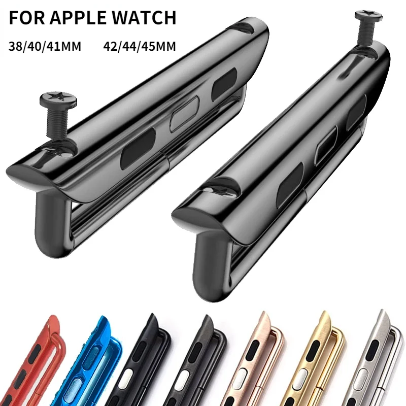 

Adapter Connector for Apple Watch Series 7 6 SE 5 4 3 Band 44mm 40mm for Iwatch 41mm 45mm 42mm 38mm Accessories Tool Wholesale