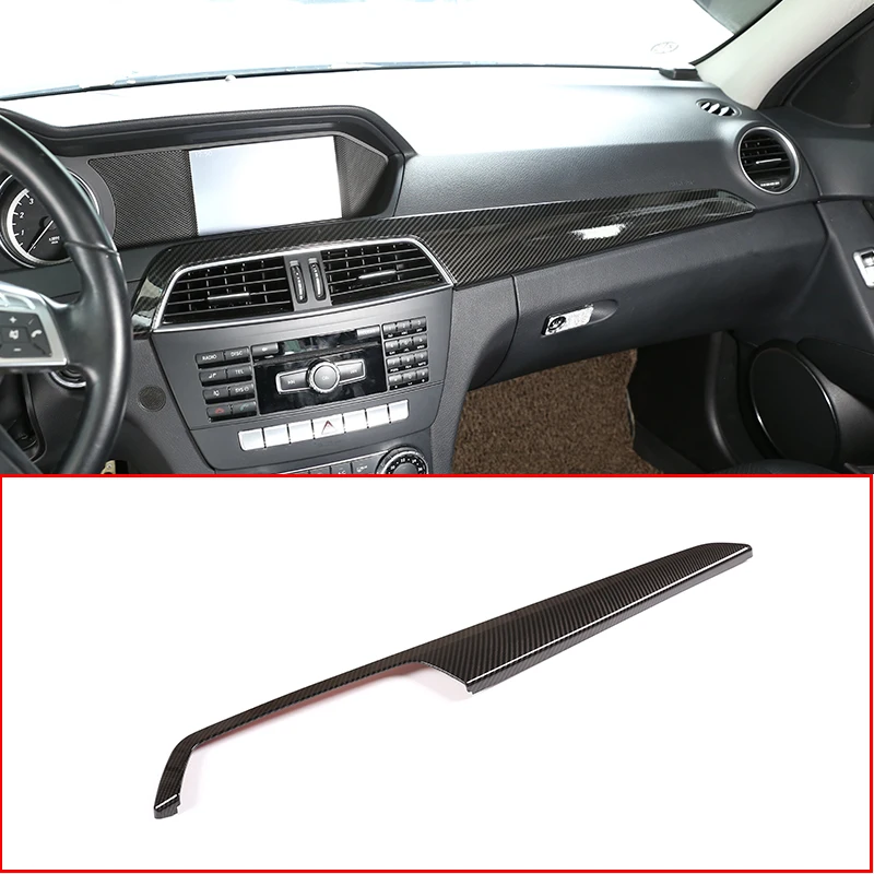 Защитная Крышка центральной консоли из АБС углеволокна для салона автомобиля