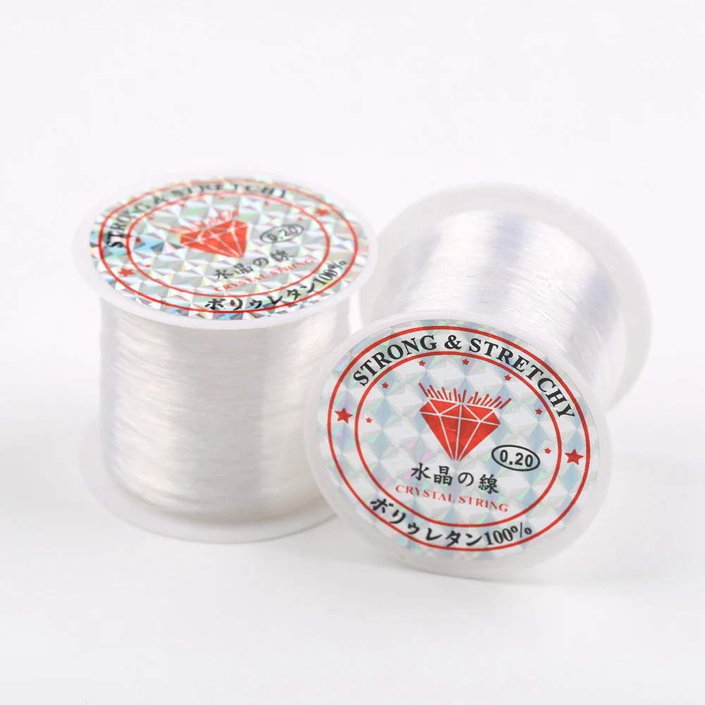 

0.2-0.8mm Non-Stretch Fish Line Transparent Nylon String Beading Cords For Jewelry Making DIY Handmade Accessories Wire Thread