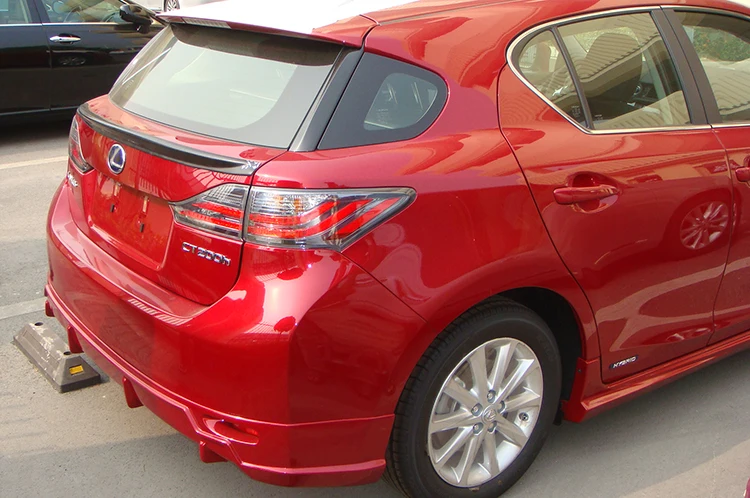 Для Lexus CT200H 2012 2013 2015 украшение автомобиля PU материал Неокрашенный праймер задний