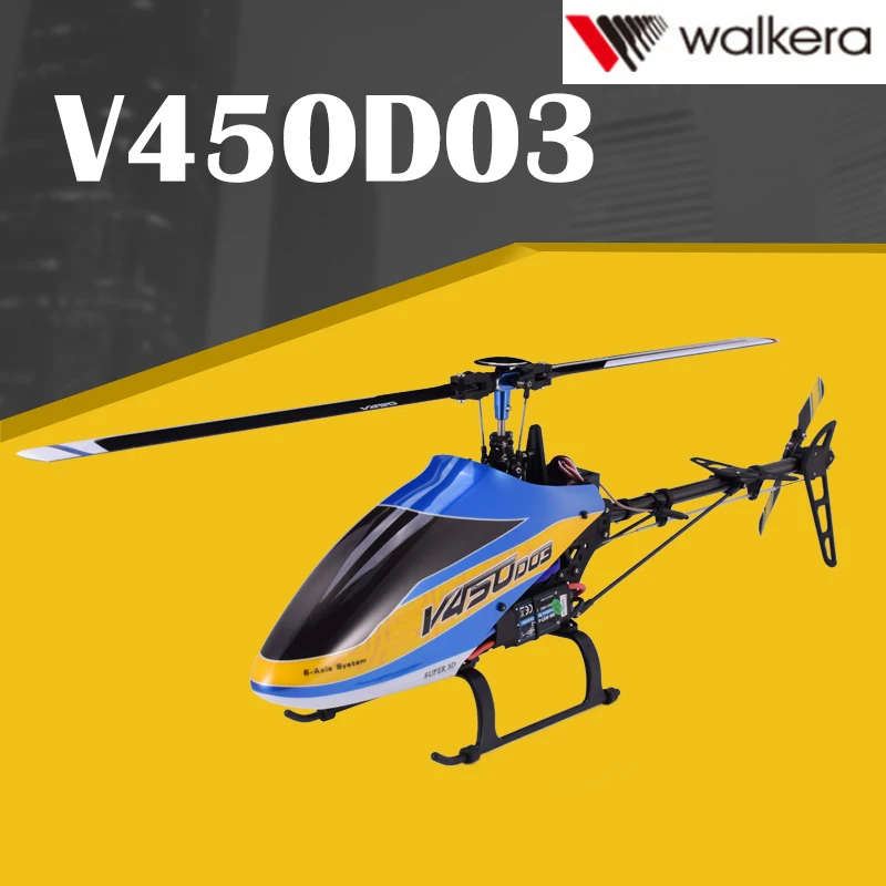 Walkera 450 V450D03 6CH 3D Fly 6 осевая система стабилизации с одним лезвием Профессиональный