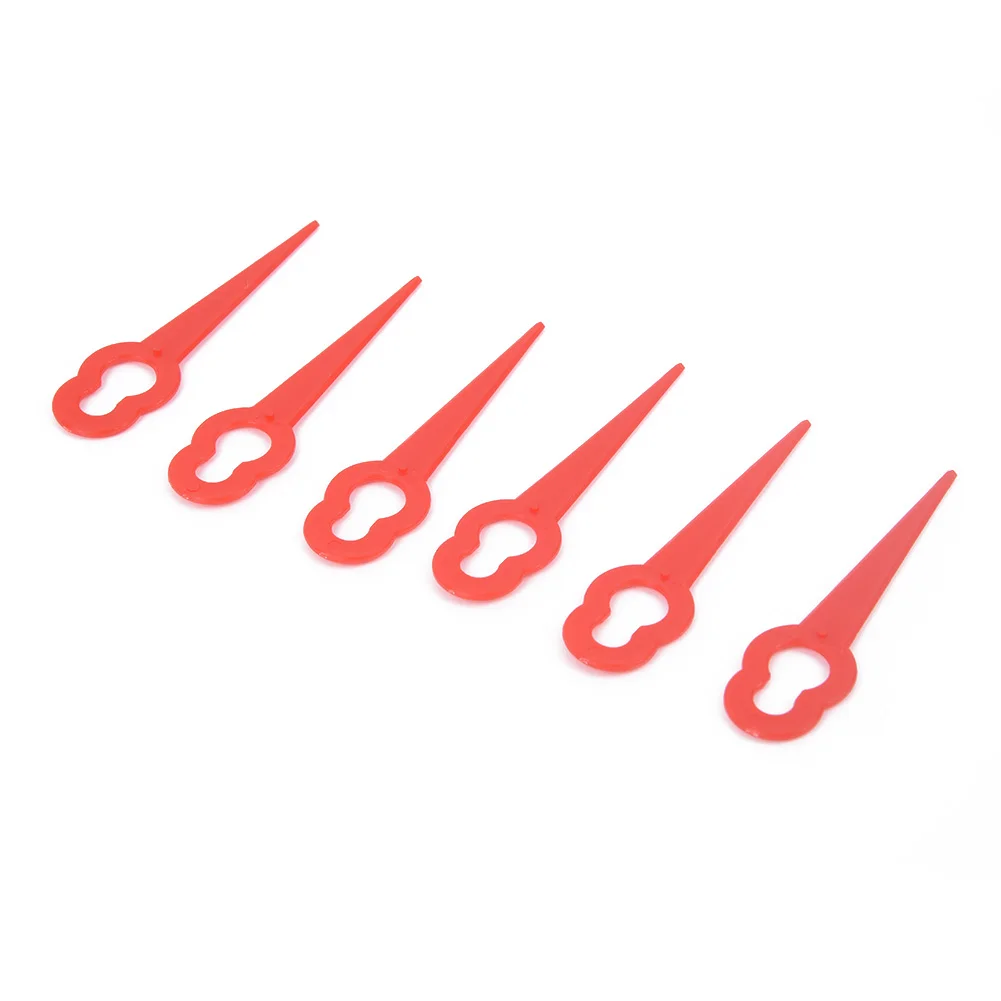 

40pcs Replacement Plastic Blades Are Great Replacements For Florabest Grass Trimmer Big Hole Size:approx 10.15mm
