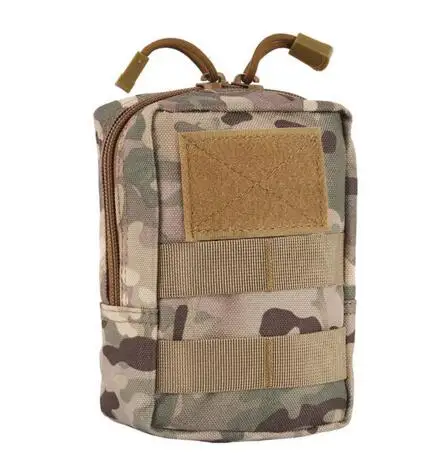MC CQC Molle сумка Военная тактическая поясная Сумка EDC облегченная модульная система переноски снаряжения инструмент молния поясная сумка чехол для телефона страйкбол прочный ремень сумка охотничья сумка - Цвет: MC