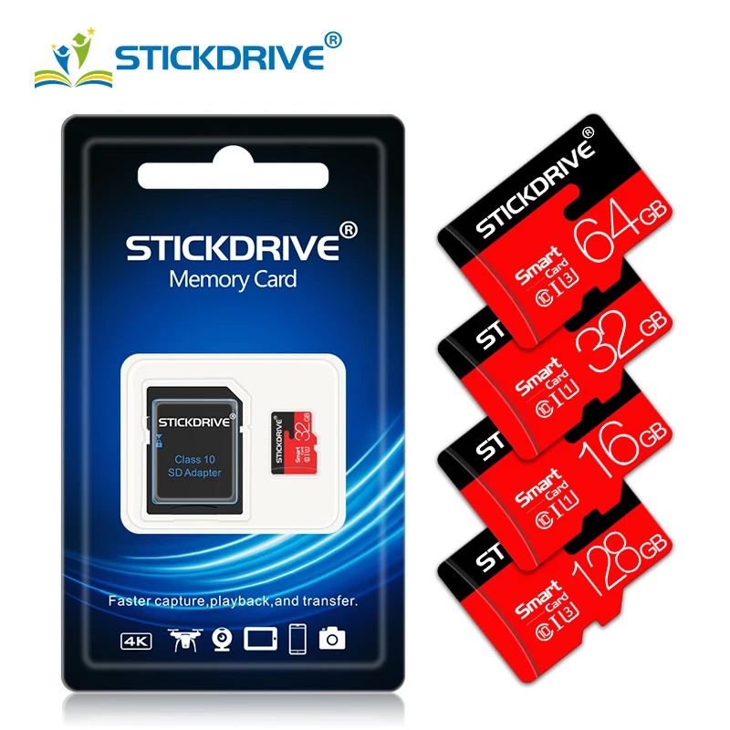 micro sd карта памяти класс 10 128 гб 32 гб 16