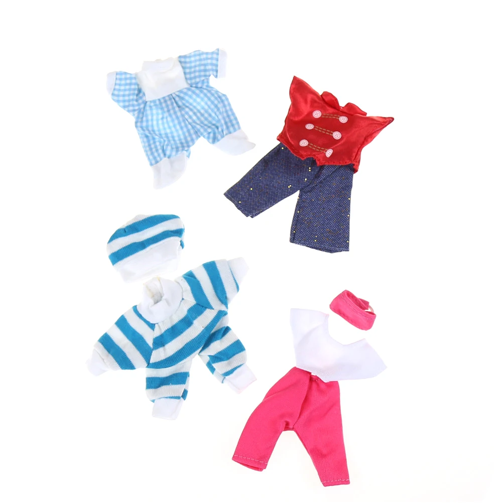 

5 Set Cute Beautiful Handmade Clothes Dress Mini For Kelly or For Chelsea Doll Outfit Gift Girls' Love Baby Toy Random Pick