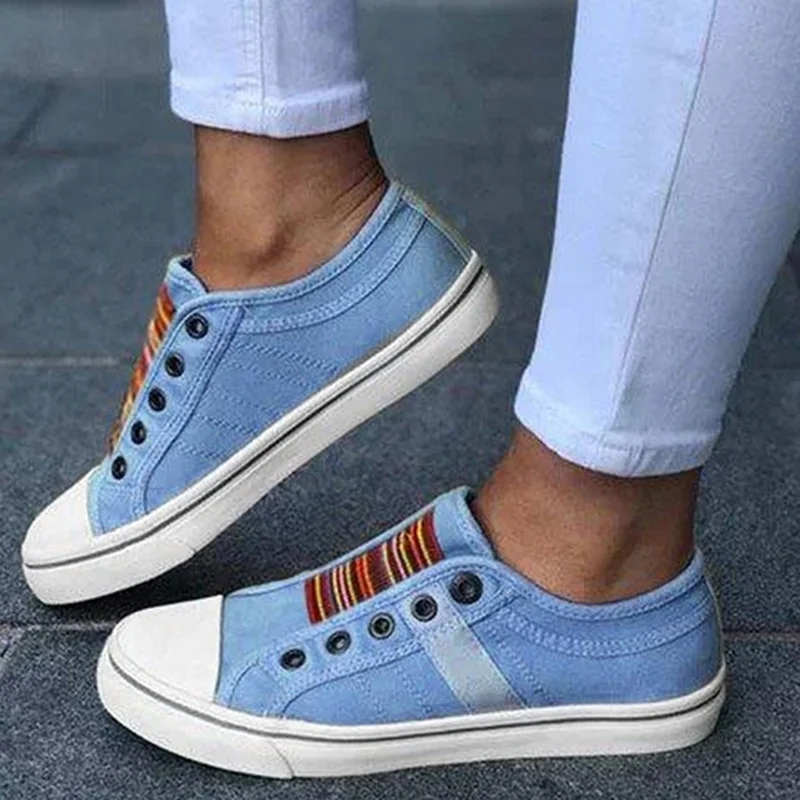 2022 Low-cut Trainers Canvas Flat Shoes Women Casual Vulcanize Shoes New Women Summer Autumn Sneakers Ladies Canvas Shoes Green