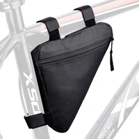 bike triangle frame bag bicycle cycling handlebar storage triangle top tube front pouch saddle bag for road and mountain bike