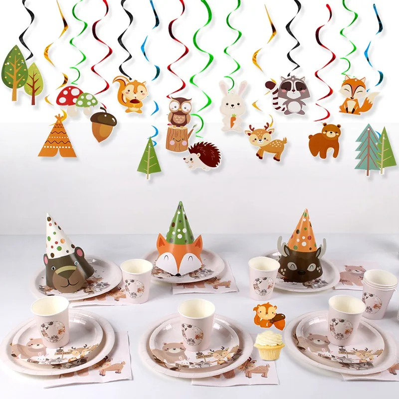 Staraise лесных животных Джунгли &quotсделай сам&quot Вечерние Декор лесной День