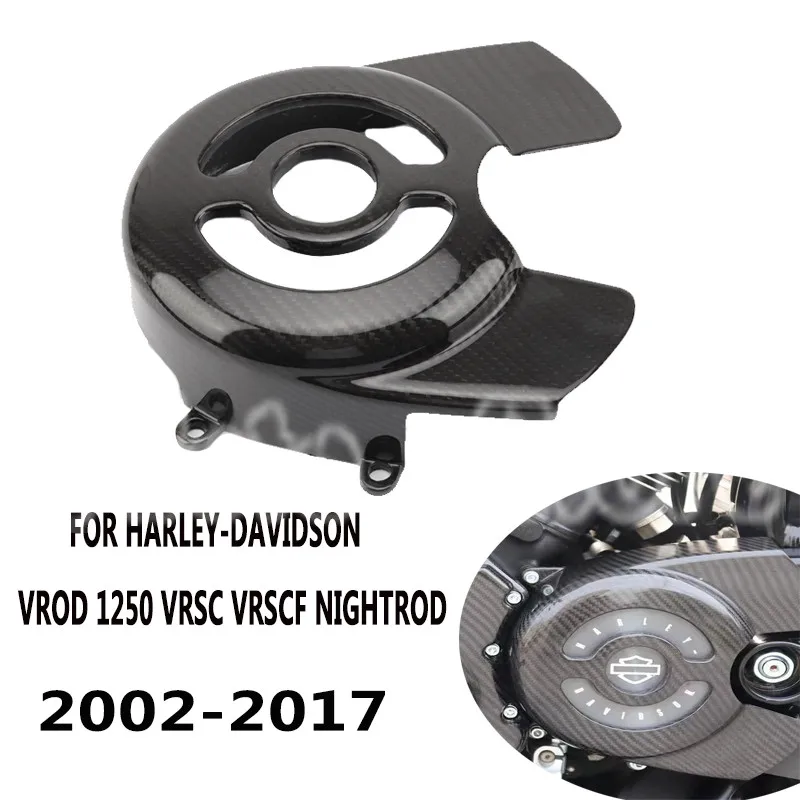

100% Carbon Fiber Pulley Cover for Harley-Davidson VROD 1250 VRSC VRSCF Nightrod 2002-2017 Motorcycle Parts
