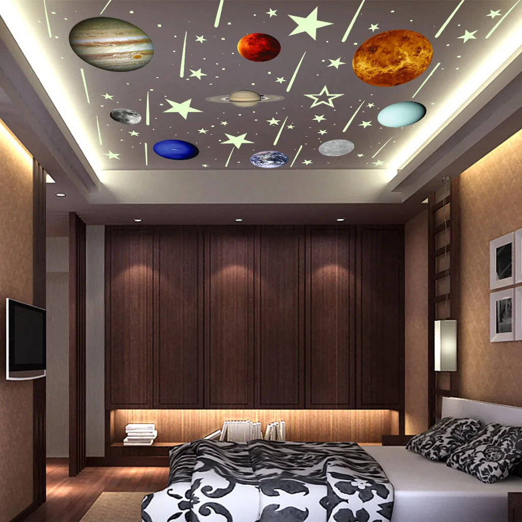 Девять планет светящиеся фотоэлементы можно комбинировать украшения для