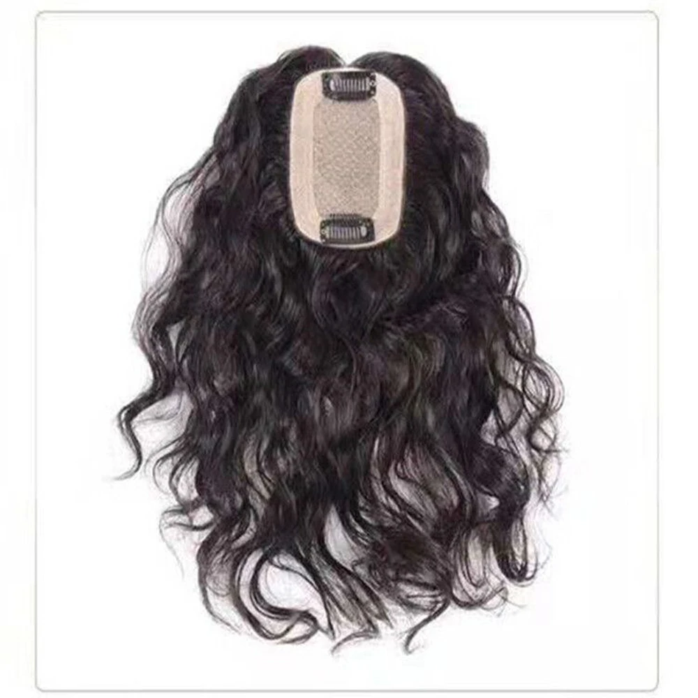 Кружевная волна с моно основой сменная система парик из человеческих волос для