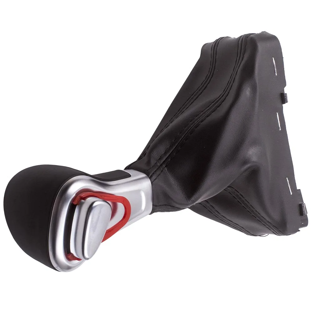 

Automatic Gear Chrome Leather Shift Knob Shifter For Audi A3 A4 Q5 Q7 4G1713139