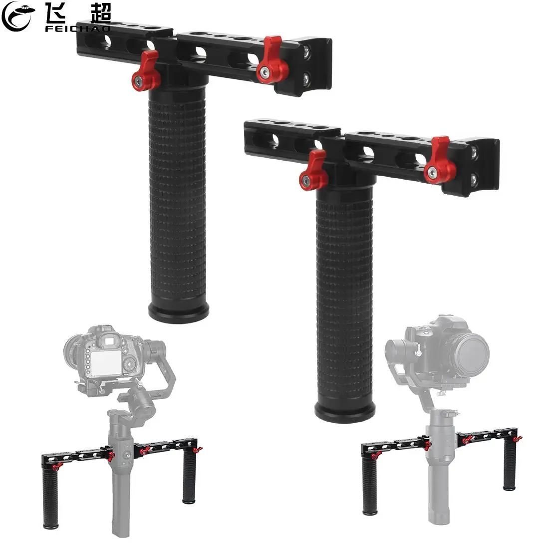

RS2 RSC2 Gimbal Dual Handle Grip Extend Stand Side Handgrip for DJI Ronin S2 SC2 Stabilizer Extension Mount Adapter Bracket