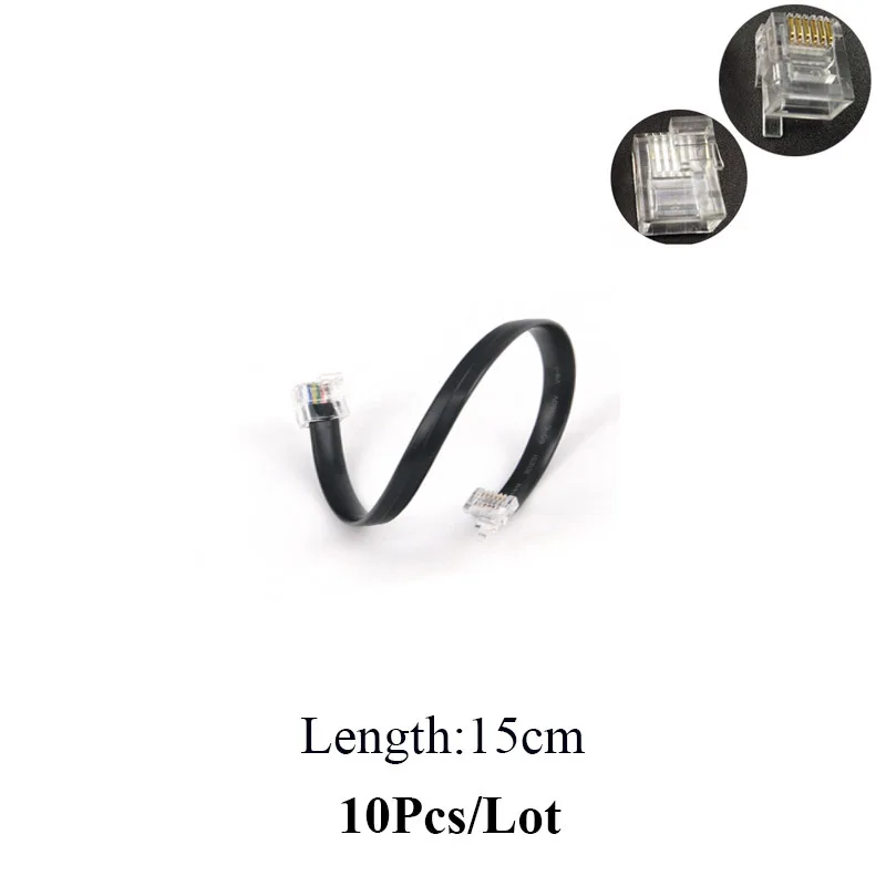 10Pcs 15cm 10 шт./партия EV3 линия передачи данных Кристалл соединительный кабель BB601 сенсор двигатель строительные блоки модели частей подходит для MOC EV3 робот 45544 9898 - Цвет: 10Pcs 15cm