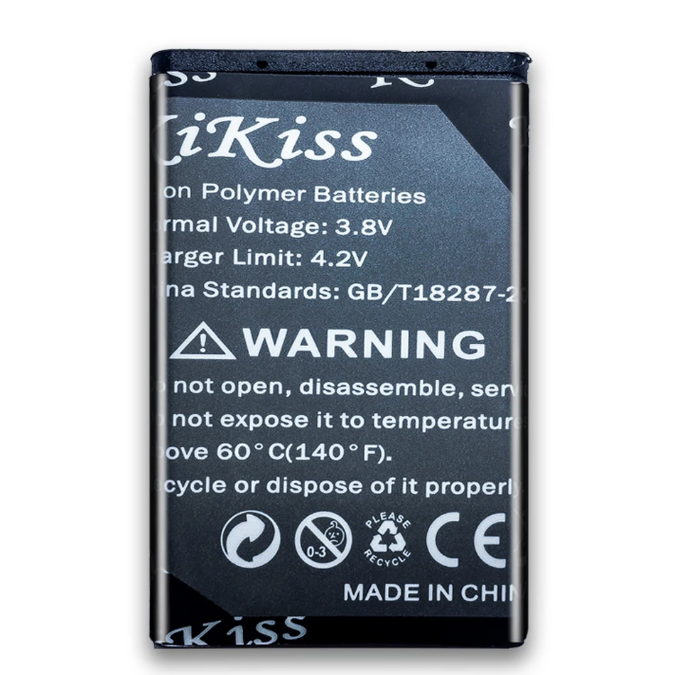 KiKiss Батарея 3100 мА/ч BL 5C для Nokia 1000 1010 1100 1101 1108 1110 1112 1116 1208 1600 2020 6680 E50 E60 N70 N71 N72 N91