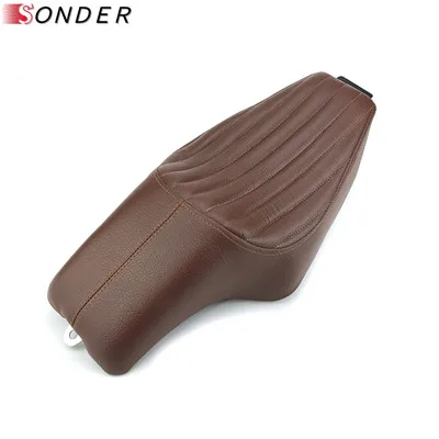 NO.6-Brown Для Harley Sportster XL 883 iron X48 XL883 1200 48-8 2004- мотоциклетное кожаное сиденье для водителя спереди и сзади - Цвет: NO.6-Brown