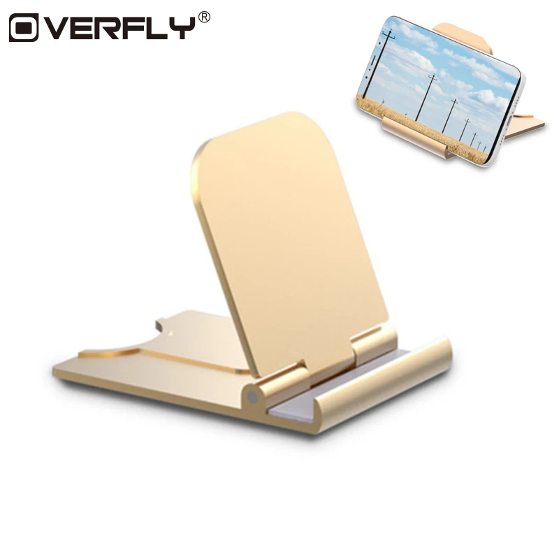 Складная Настольная подставка для мобильного телефона пластиковая настольная