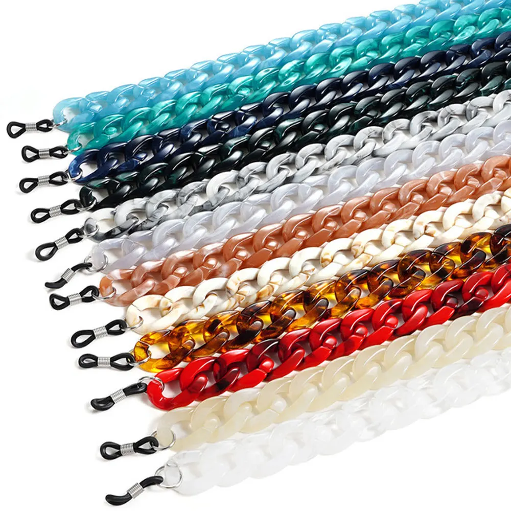 

Acrylic Glasses Strap Wide Sunglasses Chain Necklace Spectacle Lanyard Holder Cord