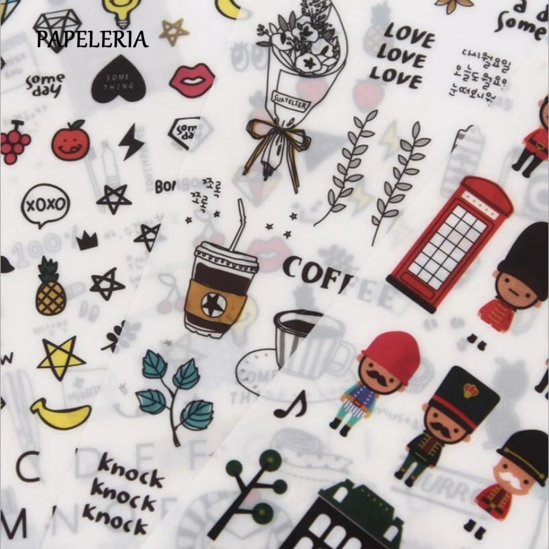 Бумажная наклейка в европейском стиле для путешествий дневника украшение с