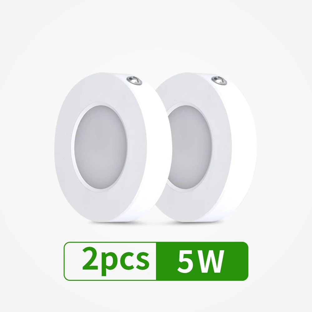 2 шт. 5 Вт круглый светодиодный панельный светильник утопленный Кухня потолочная