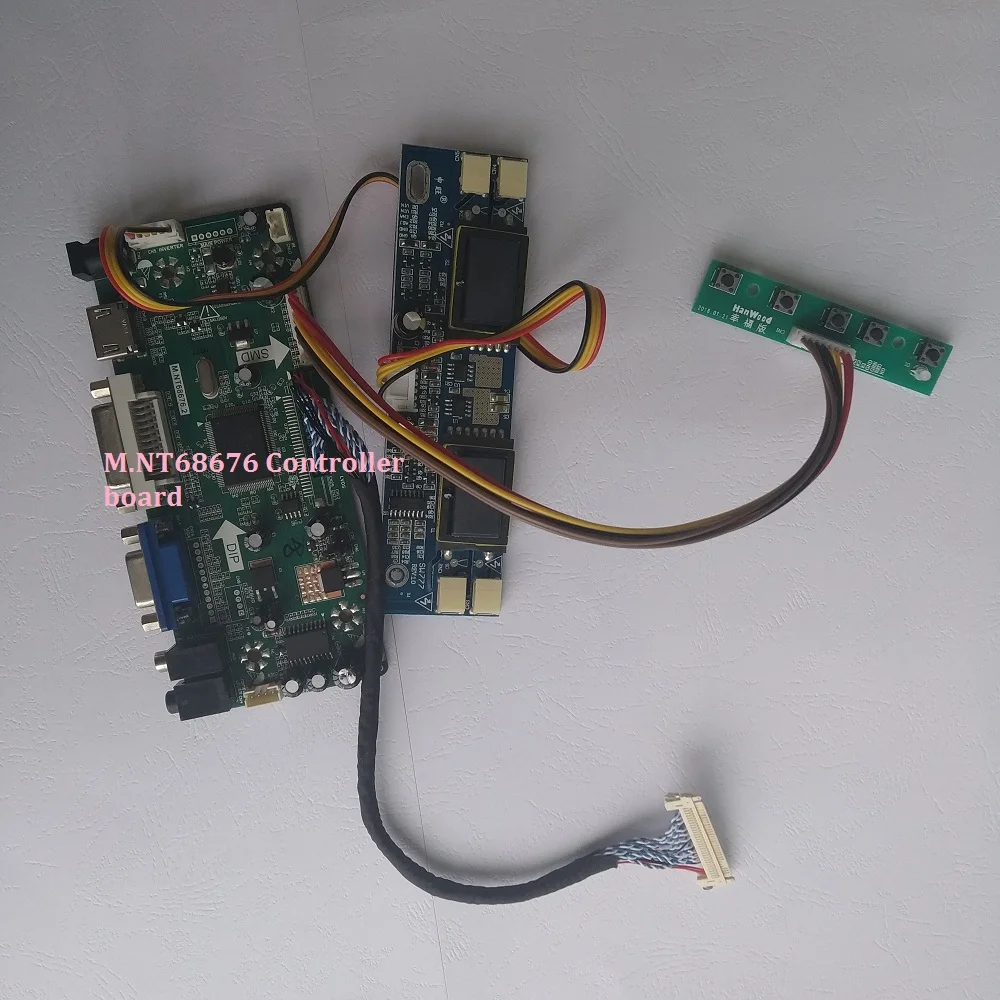

kit for LM230WF1-TLAA/(TL)(AA) M.NT68676 DIY Controller board VGA DVI Screen Panel 23" 1920X1080 HDMI Driver LVDS 4 lamps 30pin