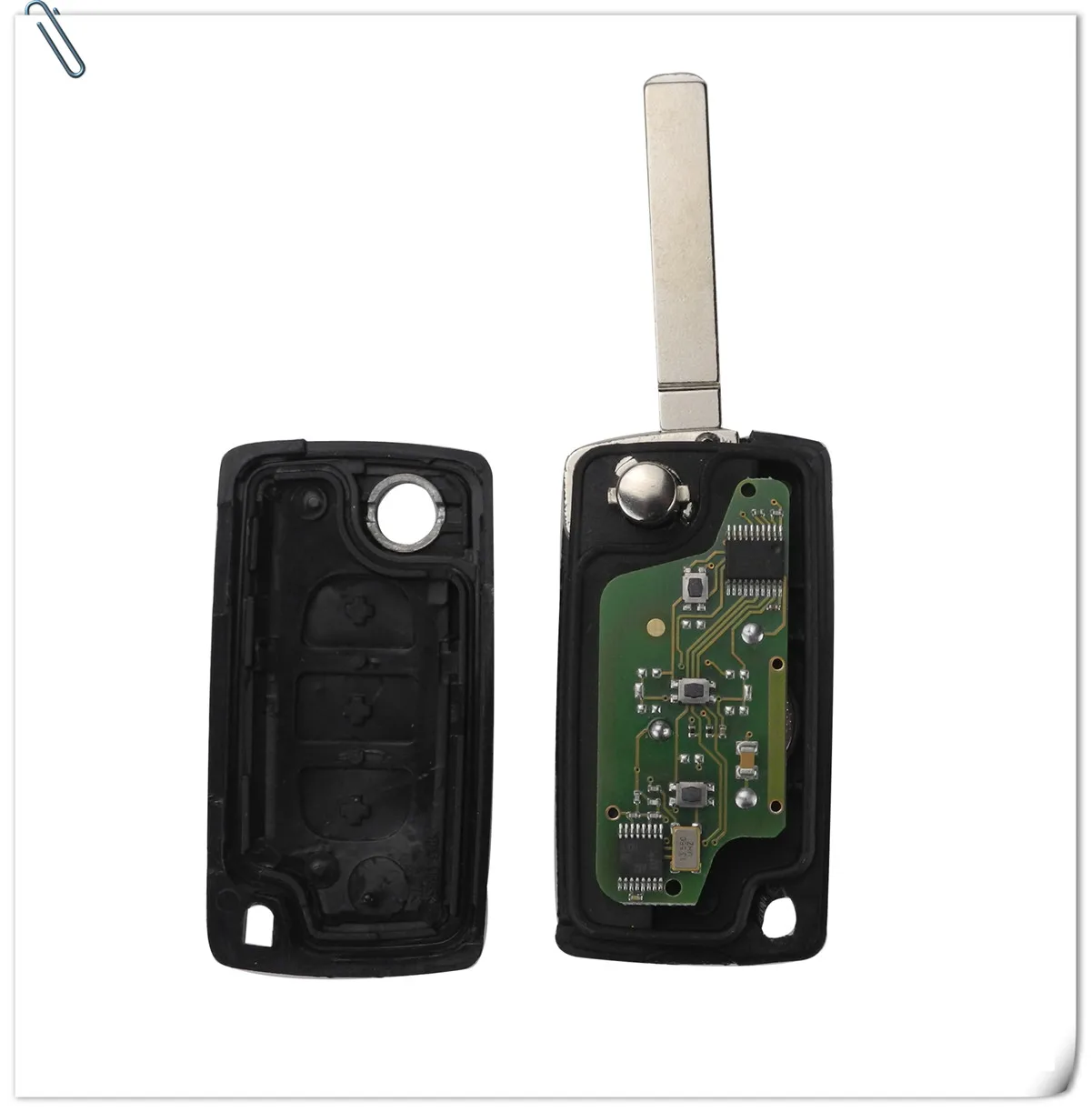 3 кнопки для Citroen C1 C2 C3 C4 C5 Berlingo; Picasso control Alarm(CE0536 523, ASK/FSK, HU83 VA2) дистанционный ключ