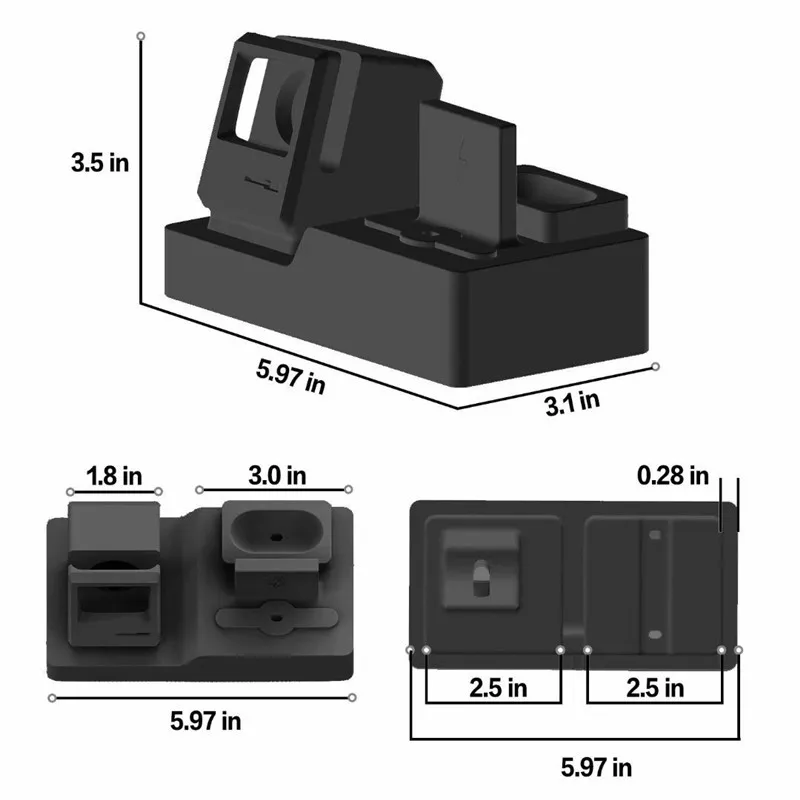 Зарядное устройство держатель зарядная док-станция для Apple Watch iPhone | Электроника