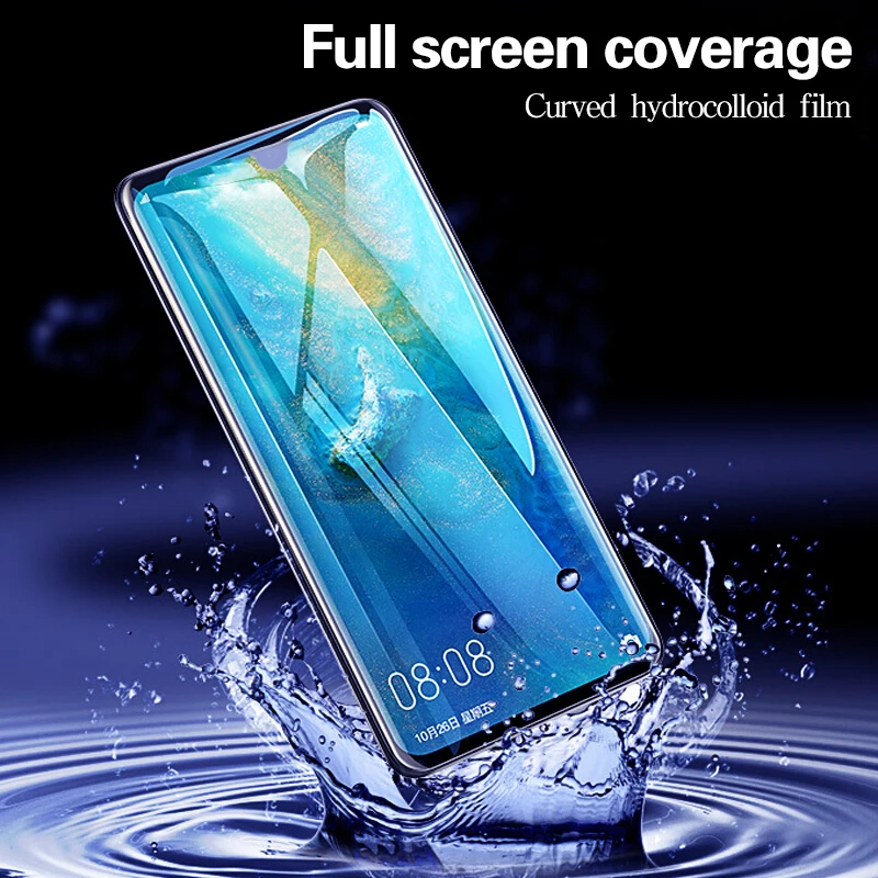 

4Pcs Screen Protector Hydrogel Film For Huawei P20 P30 P40 Lite Pro P smart 2019 Film For Huawei P30 Mate 20 30 40 Lite Pro Film
