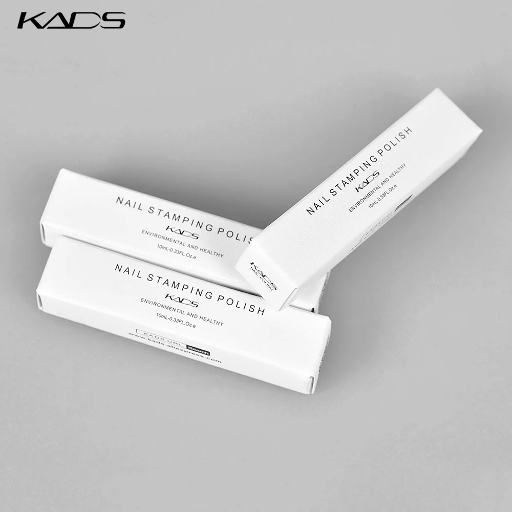 Kads новая тенденция 4 шт./компл. Décoration d'ongles штамповка польский высокое качество