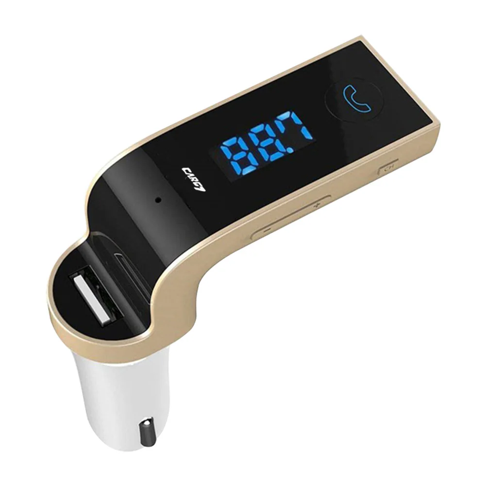 Автомобильный FM-передатчик Bluetooth беспроводной для автомобиля FM-радио адаптер