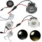 Приглушаемый светодиодный COB светильник 110 дюйма, встраиваемый потолочный точечный светильник 3 вт, точечный светильник, 220 в, в, 30 вт эквивалентный светильник, яркие лампы с драйвером