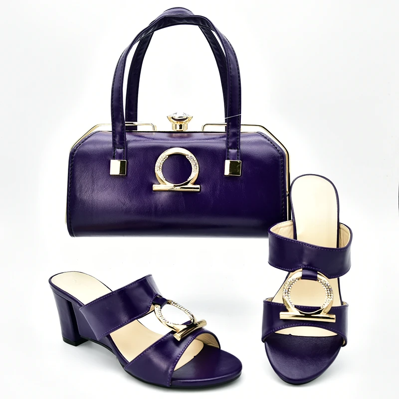 Новое поступление комплект из обуви и сумки в африканском стиле итальянский