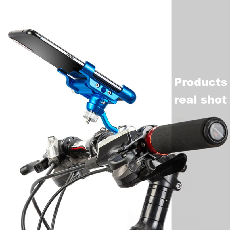smoyng aluminum alloy colorful bicycle motorcycle phone mount holder bracket adjustable support for iphone xiaomi bike handlebar free global shipping