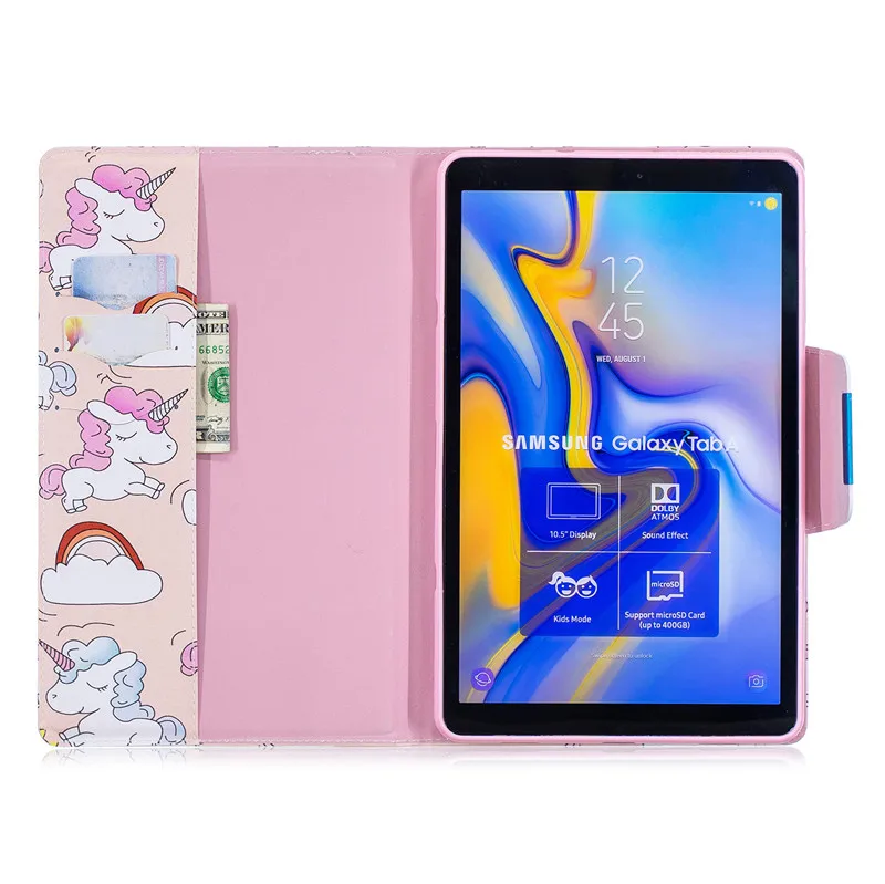 Чехол для планшета Samsung Galaxy Tab A A2 10 5 2018 T590 T595 SM Kawaii Единорог панда чехол +