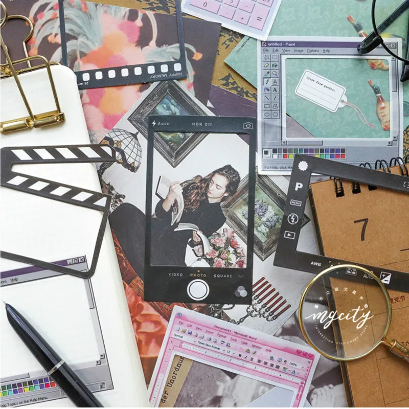 24 шт./лот наклейки на фоторамку AngelHere Store для скрапбукинга своими руками