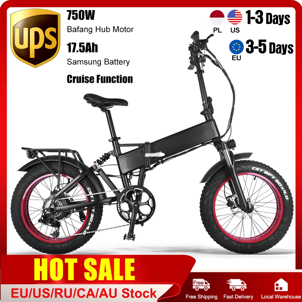 Online Elektrische Bike 750W 4,0 Fett Reifen Elektrische Fahrrad Beach Cruiser Bike Booster Bike 48V Lithium-Batterie Folding Mens Frauen Ebike