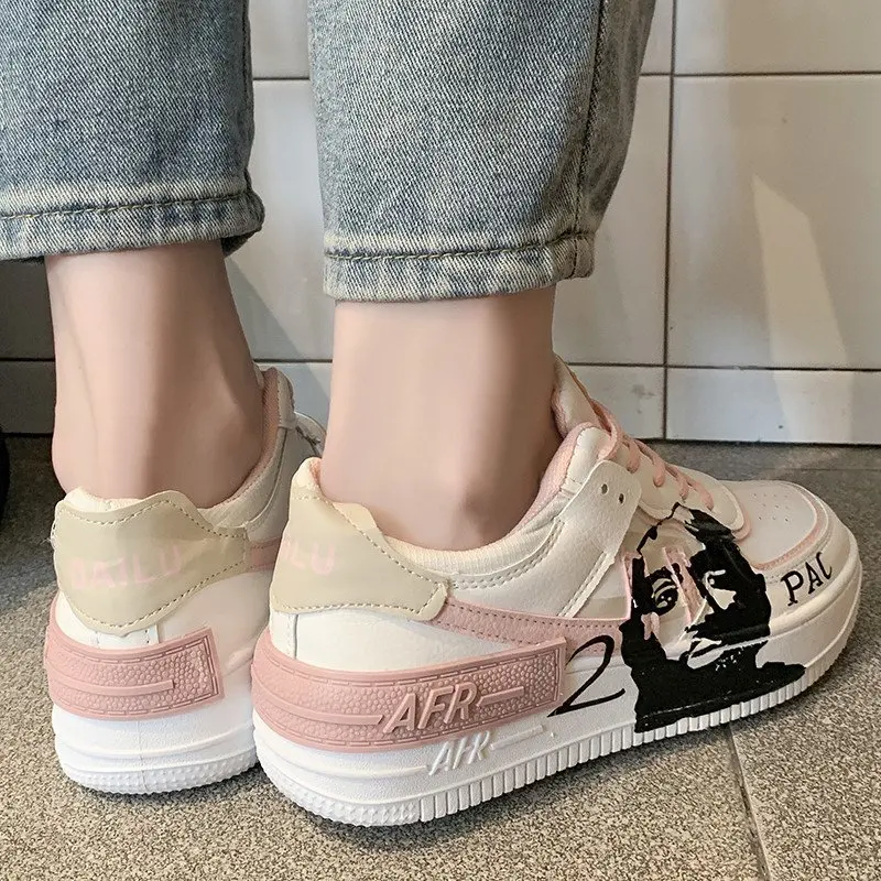 

2020 Hot Flats Woman Sneakers Women's Shoes Ladies Casual Breathable Female Vulcanized Shoes Lace Up Woman Comfort Walking Shoes