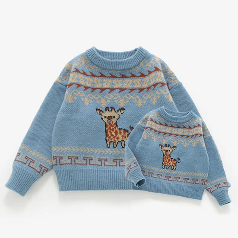 

Трикотажный свитер с длинным рукавом, на осень/зиму